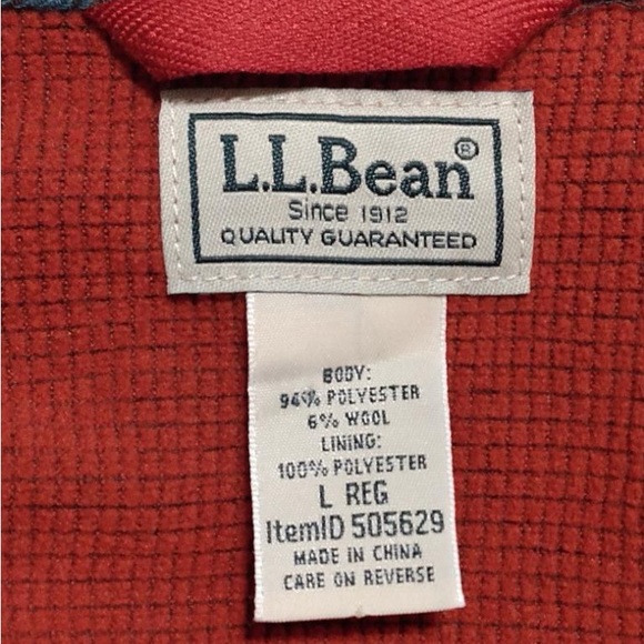 LL Bean Flannel Men’s - Picture 3 of 4